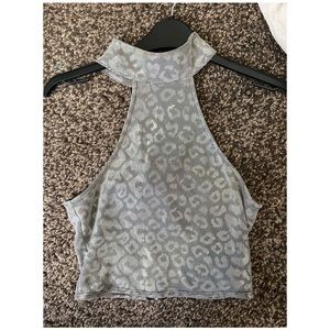 Size S topshop cheetah metallic halter🔥